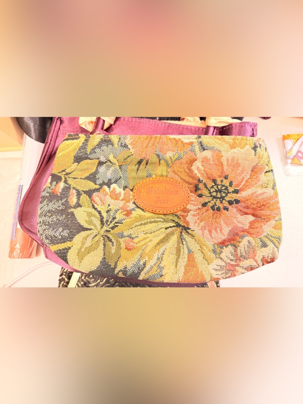 Lot of 6 bags, 2 wallets, vintage with bonus gift - Picture 3 of 7